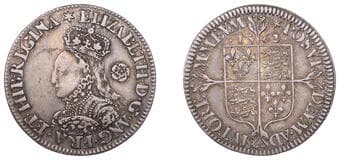 A Collection of English Silver Coins, 1272-1662 (Part II)
Elizabeth I (1558-1603), Milled coinage, Sixpence, 1562, mm....