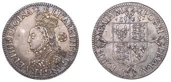 A Collection of English Silver Coins, 1272-1662 (Part II)
Elizabeth I (1558-1603), Milled coinage, Sixpence, 1562, mm....