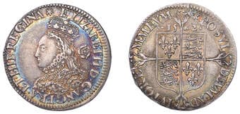 A Collection of English Silver Coins, 1272-1662 (Part II)
Elizabeth I (1558-1603), Milled coinage, Sixpence, 1562, mm....