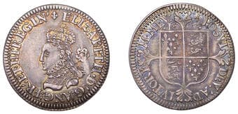 A Collection of English Silver Coins, 1272-1662 (Part II)
Elizabeth I (1558-1603), Milled coinage, Sixpence, 1567, mm....