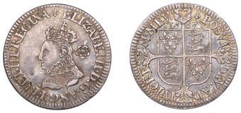 A Collection of English Silver Coins, 1272-1662 (Part II)
Elizabeth I (1558-1603), Milled coinage, Sixpence, 1567, mm....
