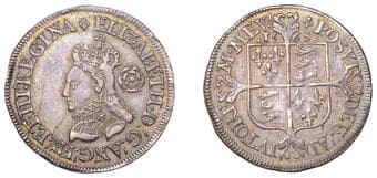 A Collection of English Silver Coins, 1272-1662 (Part II)
Elizabeth I (1558-1603), Milled coinage, Sixpence, 1568, mm....
