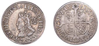 A Collection of English Silver Coins, 1272-1662 (Part II)
Elizabeth I (1558-1603), Milled coinage, Sixpence, 1568, mm....