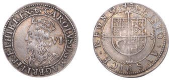 A Collection of English Silver Coins, 1272-1662 (Part II)
Charles I (1625-1649), Briot's Second Milled issue,...