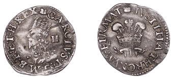 A Collection of English Silver Coins, 1272-1662 (Part II)
Charles I (1625-1649), Aberystwyth mint, Halfgroat, mm....