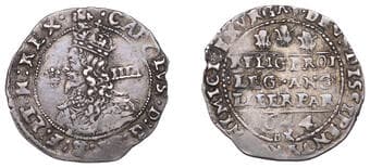 A Collection of English Silver Coins, 1272-1662 (Part II)
Charles I (1625-1649), Oxford mint, Groat, 1644, mm....