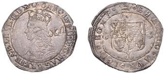 A Collection of English Silver Coins, 1272-1662 (Part II)
Charles II (1660-1685), Third Hammered issue, Shilling, mm....