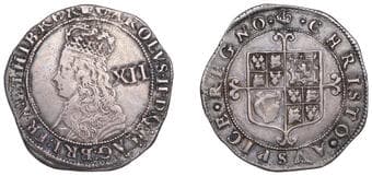 A Collection of English Silver Coins, 1272-1662 (Part II)
Charles II (1660-1685), Third Hammered issue, Shilling, mm....