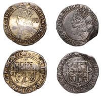 A Collection of English Silver Coins, 1272-1662 (Part II)
Charles II (1660-1685), Third Hammered issue, Sixpences (2),...