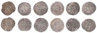 A Collection of English Silver Coins, 1272-1662 (Part II)
Miscellaneous, Edward IV, Light coinage, Groats (6), all...