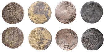 A Collection of English Silver Coins, 1272-1662 (Part II)
Miscellaneous, Edward VI, Second Period, Shillings (4),...