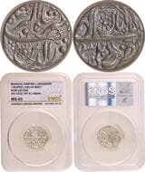 Jahangir (AH 1014-1037 /1605-1627 AD), Dehli Mint, Silver Rupee, Month Aban (Scorpio), Obv: Persian legend "Noor ud-din...