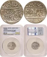 Shah Alam II (AH 1174-1221 /1759-1806 AD), Shahjahanabad Dar-ul-Khilafa Mint, Silver Rupee, AH 1212 /40 RY, "Ze tayid...