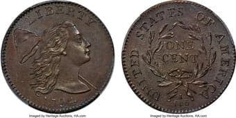 Large Cents 1794 1C Head of 1794, Ornate Head, S-28, B-10, R.2, MS64 Brown PCGS. CAC. Breen Die State VI, or possibly...
