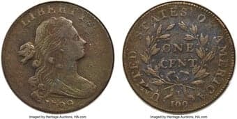 Large Cents 1799 1C S-189, B-3, R.2 -- Corroded -- NCS. XF Details. Die State IV. The two rim cracks above the legends...