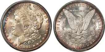 Morgan Dollars 1891-CC $1 MS66 PCGS. VAM-2. The 1891-CC Carson City Morgan dollar had a relatively small distribution...