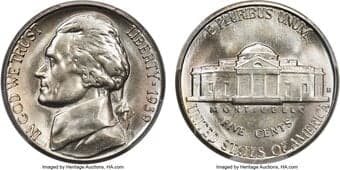 Jefferson Nickels 1939-S 5C Reverse of 1940 MS67 Full Steps PCGS. The Reverse of 1940 shows sharp, defined steps on...