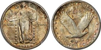 Standing Liberty Quarters 1918-D 25C MS66 Full Head PCGS. The Denver issue of 1918 is a better date in the series,...