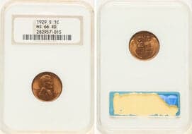 Lincoln Cents 1929-S 1C MS66 Red NGC. Housed in a Generation 5 fatty holder. NGC Census: 58 in 66 (12 in 66+), 4 finer...