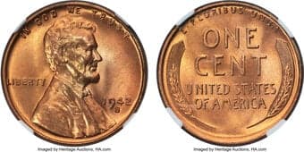 Lincoln Cents 1942-S 1C MS68 Red NGC. NGC Census: 5 in 68, 0 finer (5/26). CDN: $7,500 Whsle. Bid for NGC/PCGS MS68....