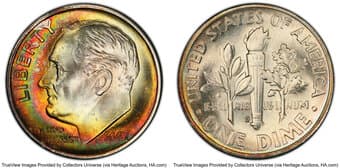 Roosevelt Dimes 1947-S 10C MS68 Full Bands PCGS. PCGS Population: 14 in 68 (1 in 68+), 0 finer (5/26). CDN: $1,500...