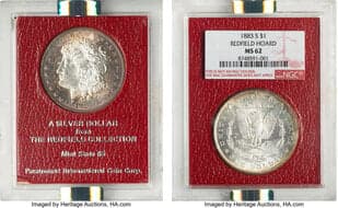 Redfield Dollars 1883-S $1 Paramount International MS65 (MS62 NGC). Ex: The Redfield Collection. CDN: $1,650 Whsle. Bid...