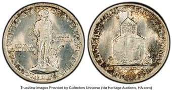 Commemorative Silver 1925 50C Lexington MS67 PCGS. PCGS Population: 74 in 67 (9 in 67+), 2 finer (5/26). CDN: $1,900...