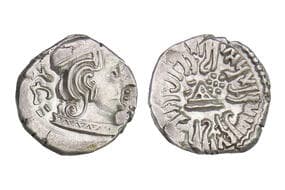 India, Western Kshatrapas, Sv?m? Rudrasena III (As Mah?k?atrapasa) son of Sv?m? Rudrad?man II, (c....