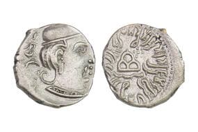 India, Western Kshatrapas, Sv?m? Rudrasena III (As Mah?k?atrapasa) son of Sv?m? Rudrad?man II, (c....
