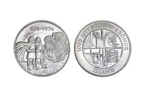Iceland, 1000 Krónur, Silver (.925), 30.00grms, Commemorative issue of 1100th anniversary of the first settlement on...
