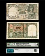 Pakistan, Reserve Bank of India, George VI, Five Rupees, 1948, Signed by C.D. Deshmukh, Pick#2, KJ&RR#5.19.1, PMCS VF...