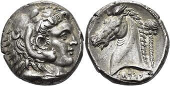 The Carthaginians in Italy, Sicily, Sardinia and North Africa Tetradrachm, Entella (?) circa 320-300 BC, AR 26 mm, 17...