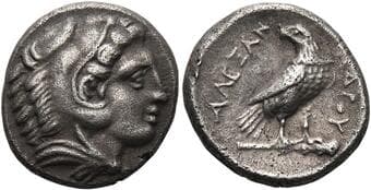 Kingdom of Macedonia, Alexander III, 336 – 323 and posthumous issues Drachm, Amphipolis circa 325-323, AR 15 mm, 4.18...