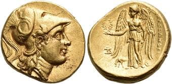 Kingdom of Macedonia. Alexander III, 336 – 323 and posthumous issues Stater, Ecbatana circa 311-295, AV 19 mm, 8.59...