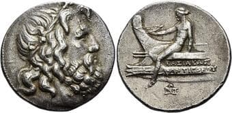 Kingdom of Macedonia. Antigonos III Doson, 229 – 221 Tetradrachm, Amphipolis circa 227-225, AR 31 mm, 17.03 g. Head...