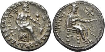 Cilicia, Tarsus Datames, satrap, 384-361/0. Stater circa 375, AR 22 mm, 10.3 g. b'ltrz in Aramaic Baaltars seated r.,...