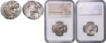 ANCIENT COINS KINGDOM OF MACEDON, PHILIP III Tetradrachm (323 - 317 BC), Macedon, Philipp III, Sidon, Price P169 ...