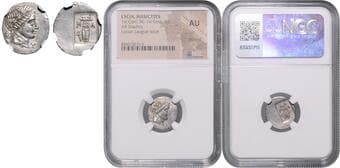ANCIENT COINS LICIA, MASICYTES Drachm (1st cent. BC - 1st cent. AD), Lycia, Masicytes, Trox. 99 NGC AU , brushed |...