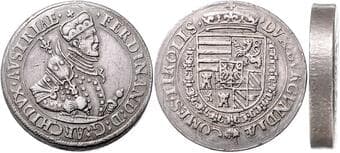 HOUSE OF HABSBURG ARCHDUKE FERDINAND (1564 - 1595) 3 Thaler Archduke Ferdinand (1564 - 1595), b. l. , Hall, 85,38g,...