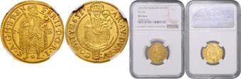 HOUSE OF HABSBURG FERDINAND II (1617 - 1637) 1 Ducat, 1631, NB, Fr 104 NGC MS 66* | Mimořádný exemplář! |...