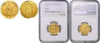 HOUSE OF HABSBURG FERDINAND III (1637 - 1657) 1 Ducat, 1639, KB, Fr 109 NGC MS 66 FERDINAND III. (1637 - 1657) 1...