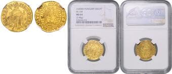 HOUSE OF HABSBURG FERDINAND III (1637 - 1657) 1 Ducat, 1640, KB, Fr 109 NGC MS 64 FERDINAND III. (1637 - 1657) 1...