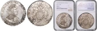 HOUSE OF HABSBURG FERDINAND III (1637 - 1657) 1 Thaler, 1641, KB, Dav 3198 NGC MS 61 FERDINAND III. (1637 - 1657)...