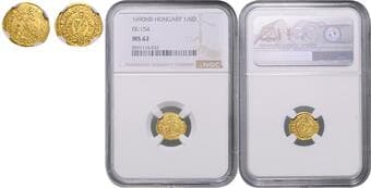 HOUSE OF HABSBURG LEOPOLD I (1657 - 1705) 1/6 Ducat, 1690, NB, Fr 154 NGC MS 62 LEOPOLD I. (1657 - 1705) 1/6...
