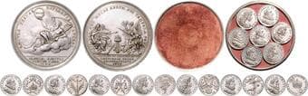 HOUSE OF HABSBURG LEOPOLD II (1790 - 1792) Silver Box Medal, to commemorate the Beginning of the new Millennium, with...