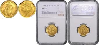 HOUSE OF HABSBURG JOSEPH II (1765 - 1790) 1 Ducat, 1786, E, Früh 1048 NGC MS 63 | Mimořádný exemplář! |...