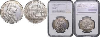 HOUSE OF HABSBURG JOSEPH II (1765 - 1790) 1/2 Thaler, 1782, Regensburg, KM 444 NGC MS 63 JOSEF II. (1765 - 1790) ...