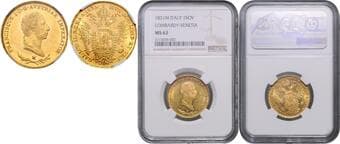 HOUSE OF HABSBURG FRANCIS II / I (1792 - 1806 - 1835) Sovrano, 1831, M, Früh 600 NGC MS 62 FRANTIŠEK II. / I....