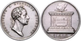 HOUSE OF HABSBURG FRANCIS II / I (1792 - 1806 - 1835) Silver Medal Return of the Emperor Francis II / I to Vienna,...