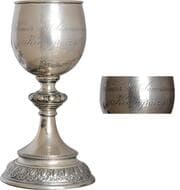HOUSE OF HABSBURG FRANZ JOSEPH I (1848 - 1916) Silver Shooting Cup Imperial Jubilee Shooting Festival Königgrätz...